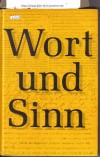 Wort und Sinn  - Lesebuch fuer den Deutschunterrricht - Band 3....	Gustav Muthmann, Karl Ernst Jeismann