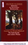 Die Judenbuche und andere Werke Deutsche Klassiker Bibliothek der literarischen Meisterwerke.Annette von Droste-Huelshoff