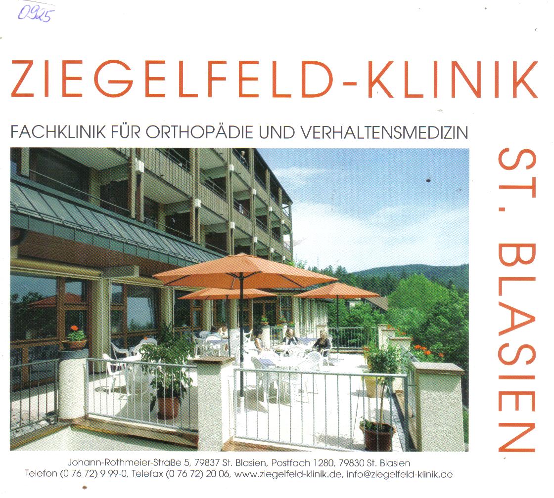 Ziegelfeld-Klinik St.Blasien