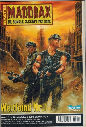 MADDRAX Band 31 Weltfeind Nr. 1 M. HAHN