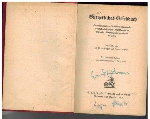 Buergerliches Gesetzbuch 73. erweiterte Auflage