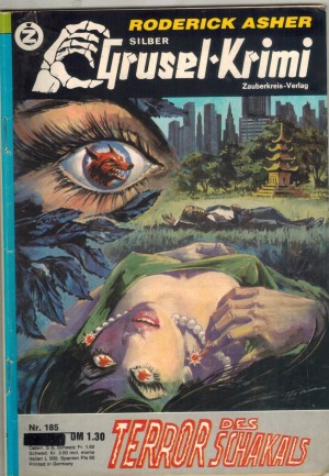 Silber Grusel-Krimi Band 185 Terror des Schalkals RODERICK ASHER