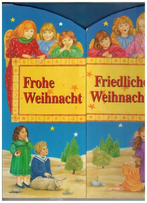 Frohe Weihnacht Friedliche Weihnacht - Die Weihnachtsgeschichte - Mit Bildern von Carole Gray Edith Jentner ( Text )