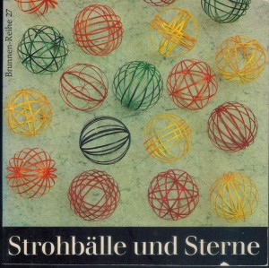 Brunnen-Reihe 27 Strohbaelle und Sterne Hildegard Kampe