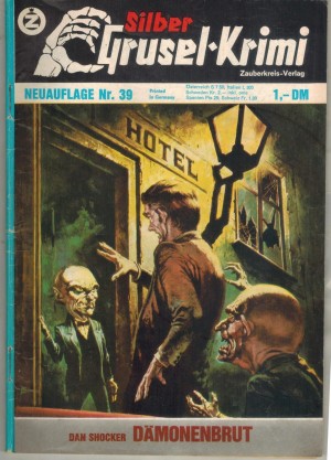 Silber Grusel-Krimi Band 39 Daemonenbrut DAN SHOCKER