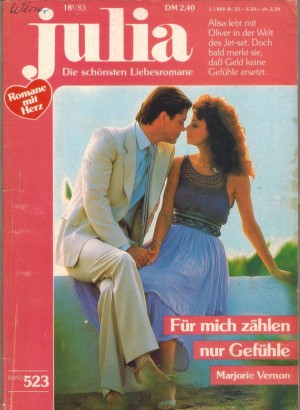 Julia Band 523 Fuer mich zaehlen nur Gefuehle MARJORIE VERNON