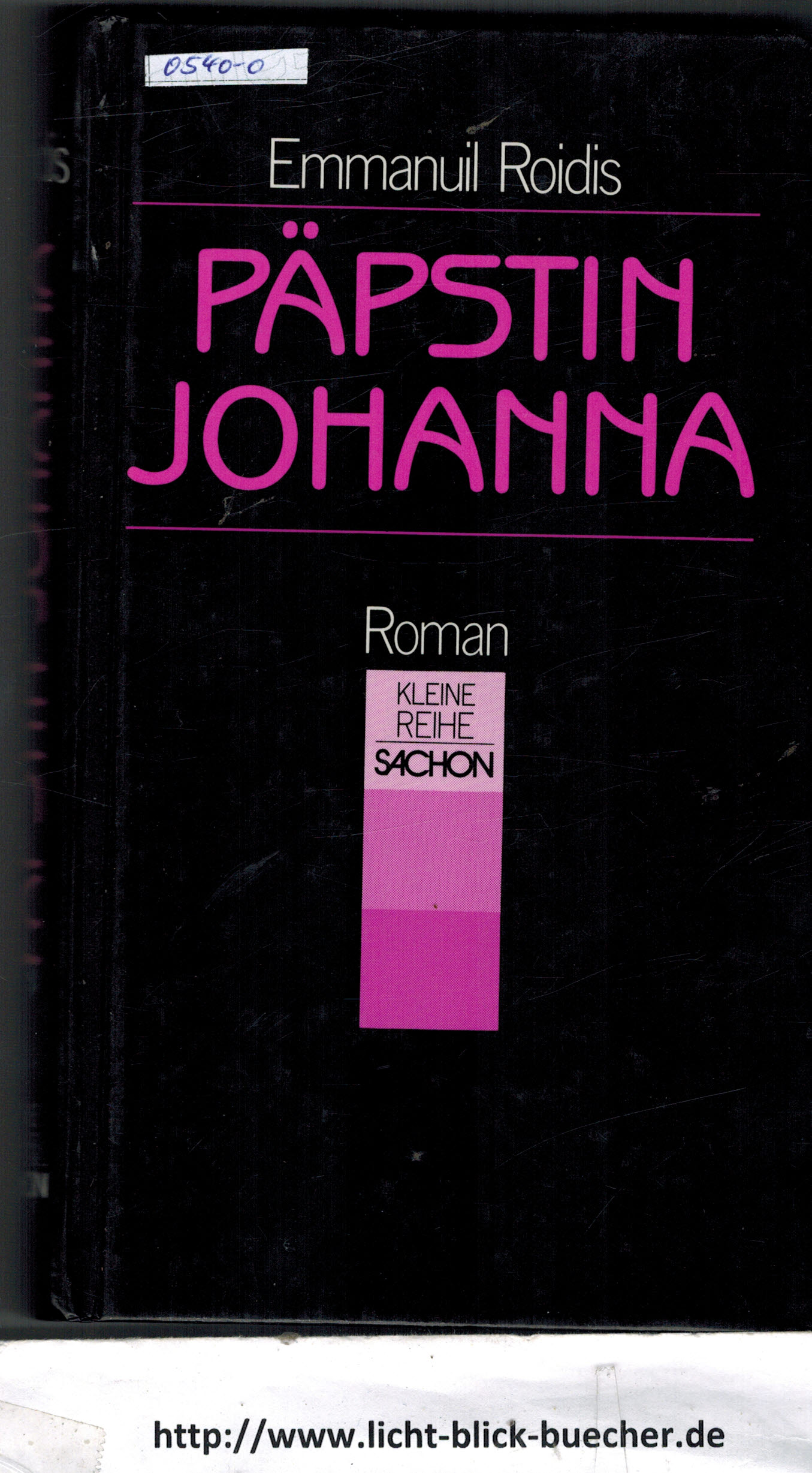 Paepstin Johanna  Emmanuil Roidis