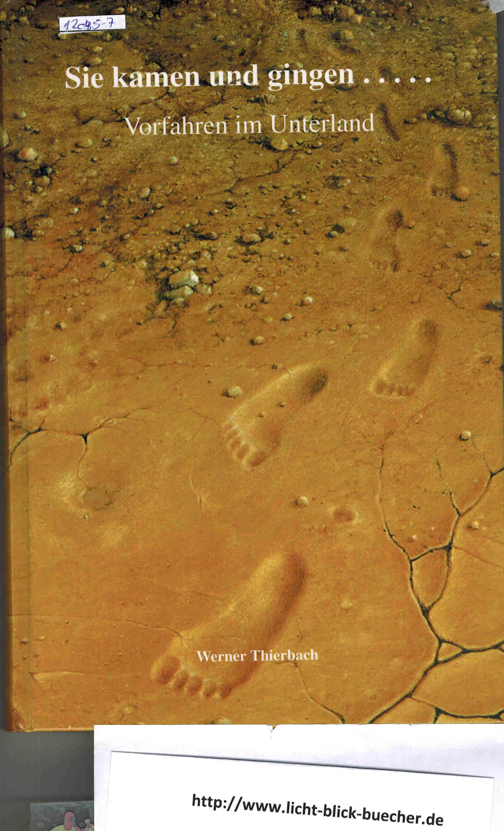 Sie kamen und gingen Vorfahren im Unterland Werner Thierbach