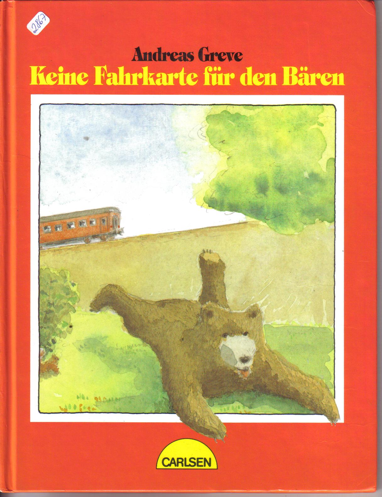 Keine Fahrkarte fuer den Baeren Andreas Greve