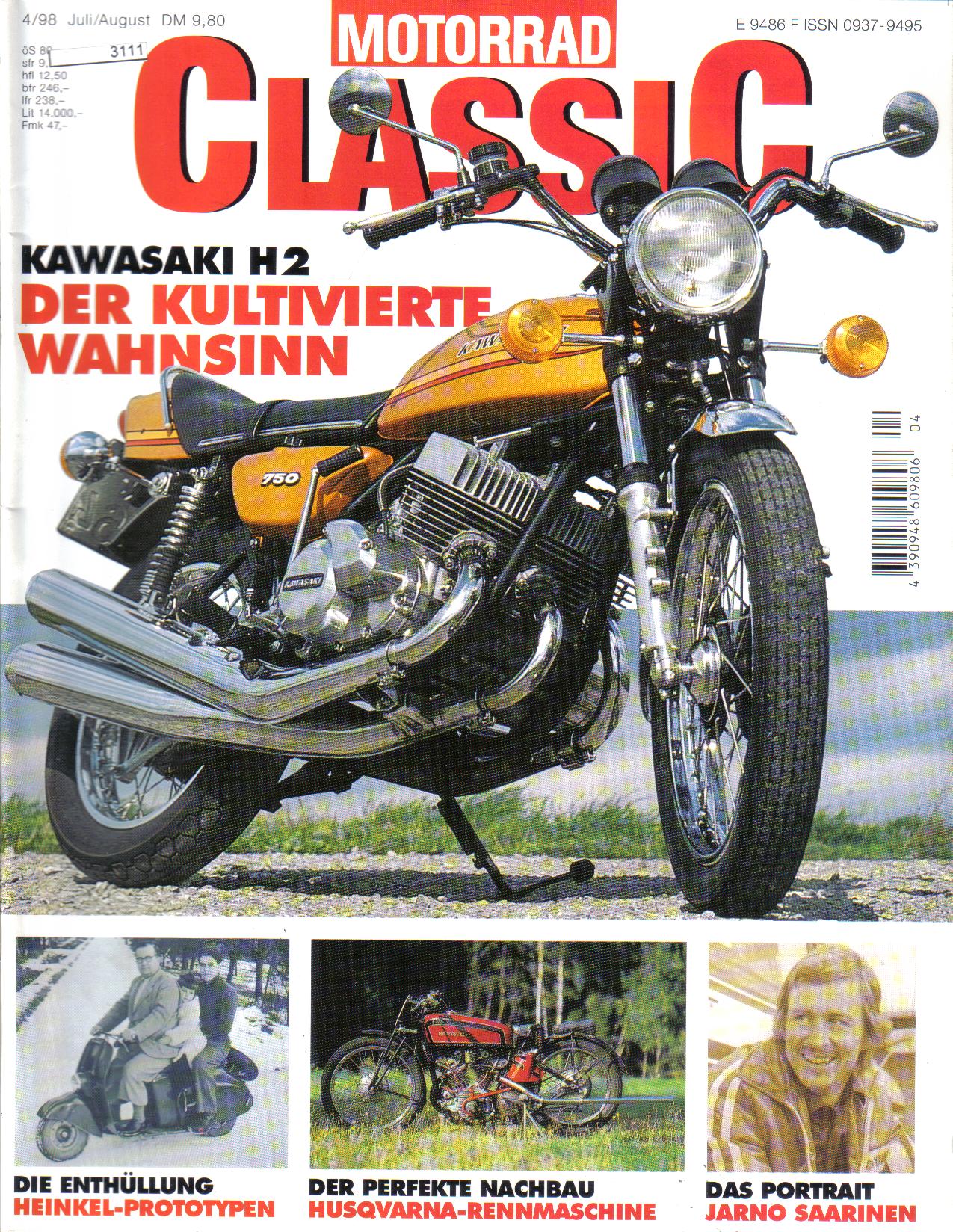 MOTORRAD  CLASSIC Ausgabe 4/98
