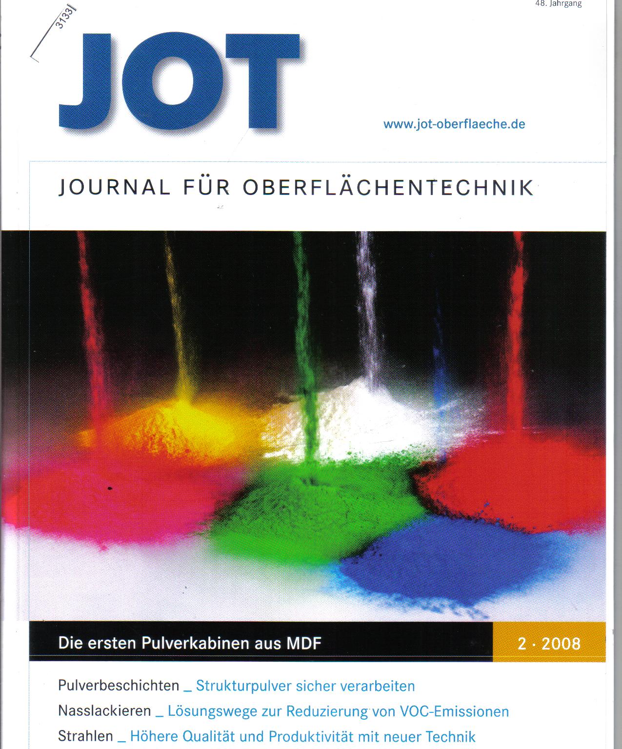 JOTJournal fuer Oberflaechentechnik  2/ 2008