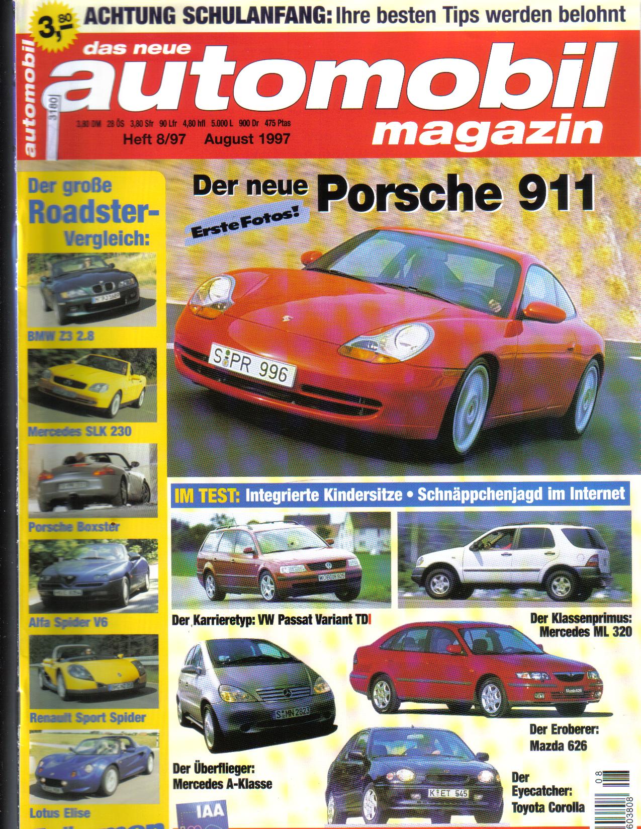 automobil magazin   Heft 8/97