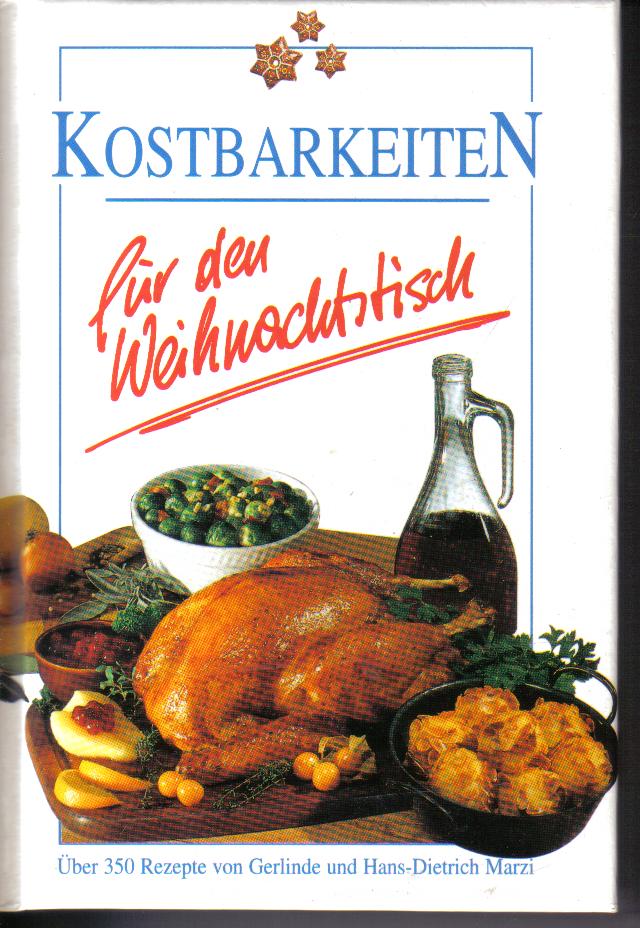 Kostbarkeiten  den Weihnachtstisch