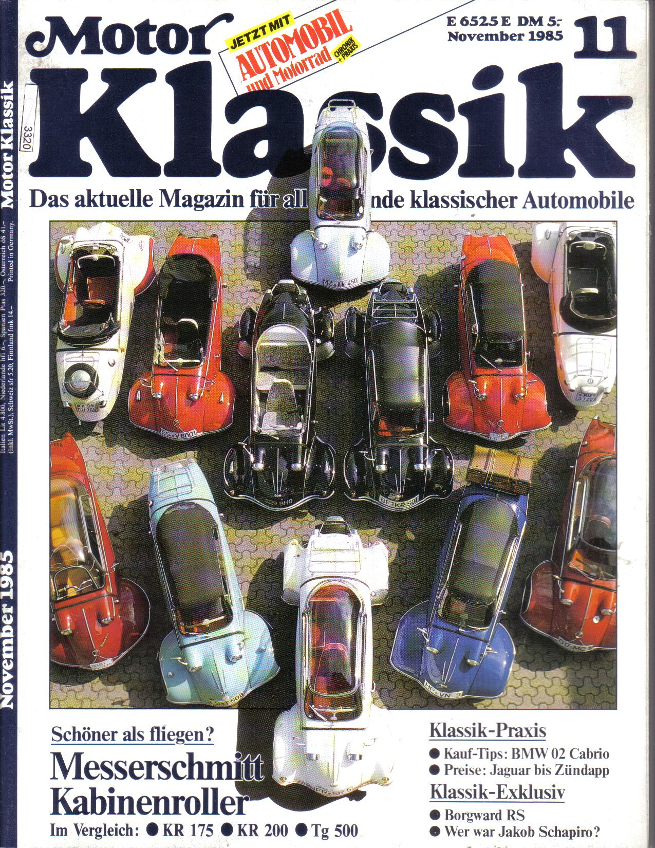 Motor Klassik  11/85