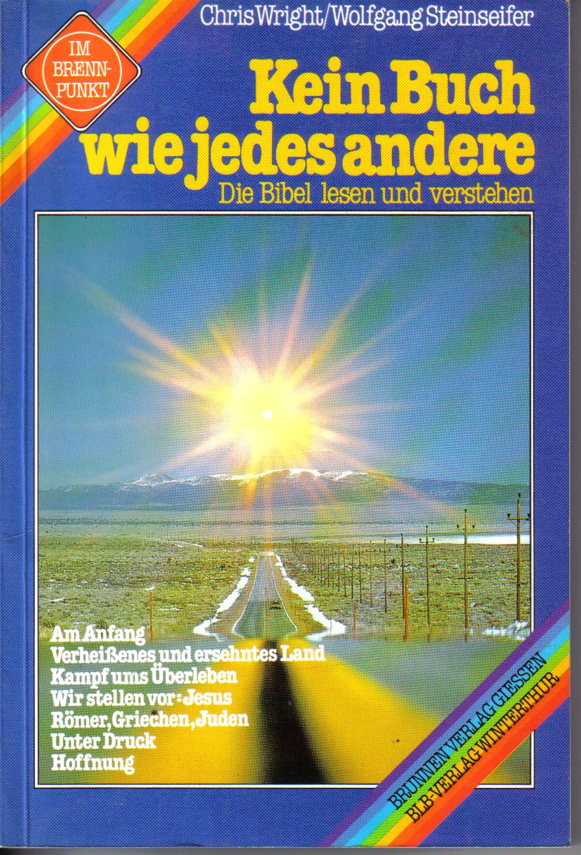 Kein Buch wie jedes andereChris Wright/ WolfgangSteinseifer