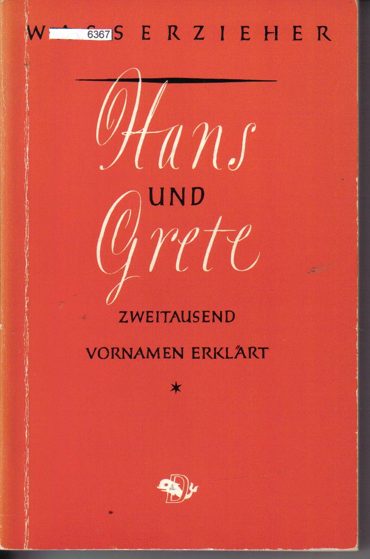 Hans und GreteWasserzieher