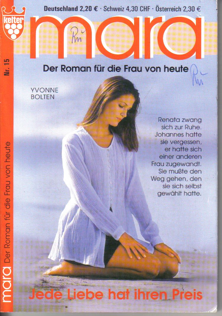 mara Band 15 Jede Liebe hat ihren Preis YVONNE BOLTEN
