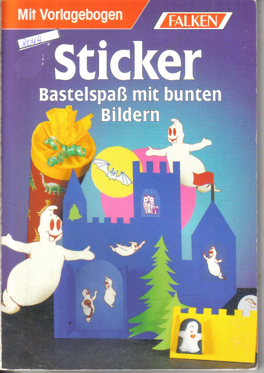 StickerBastelspass mit bunten Bildern