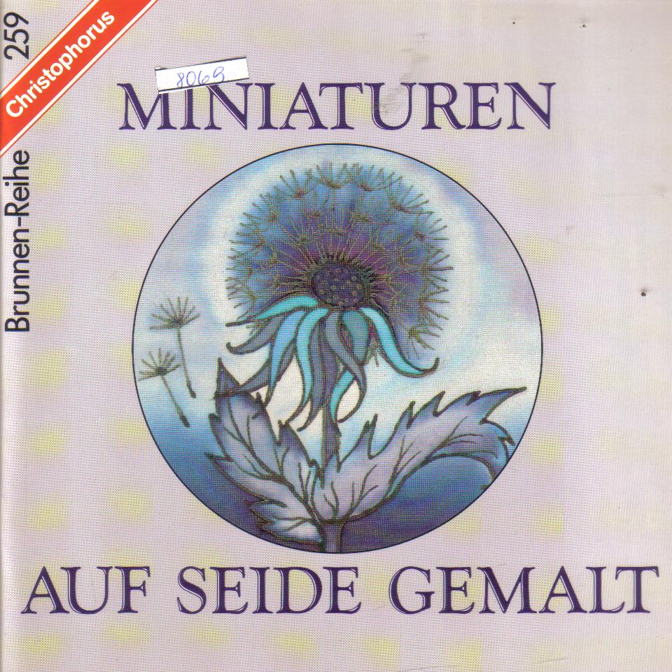 Miniaturen auf Seide gemaltBrunnen Reihe 259