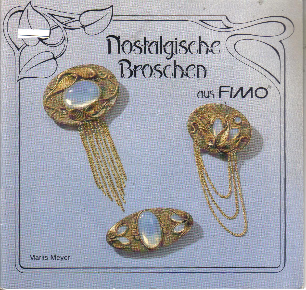 Nostalgische Broschen aus FimoMarlis Meyer