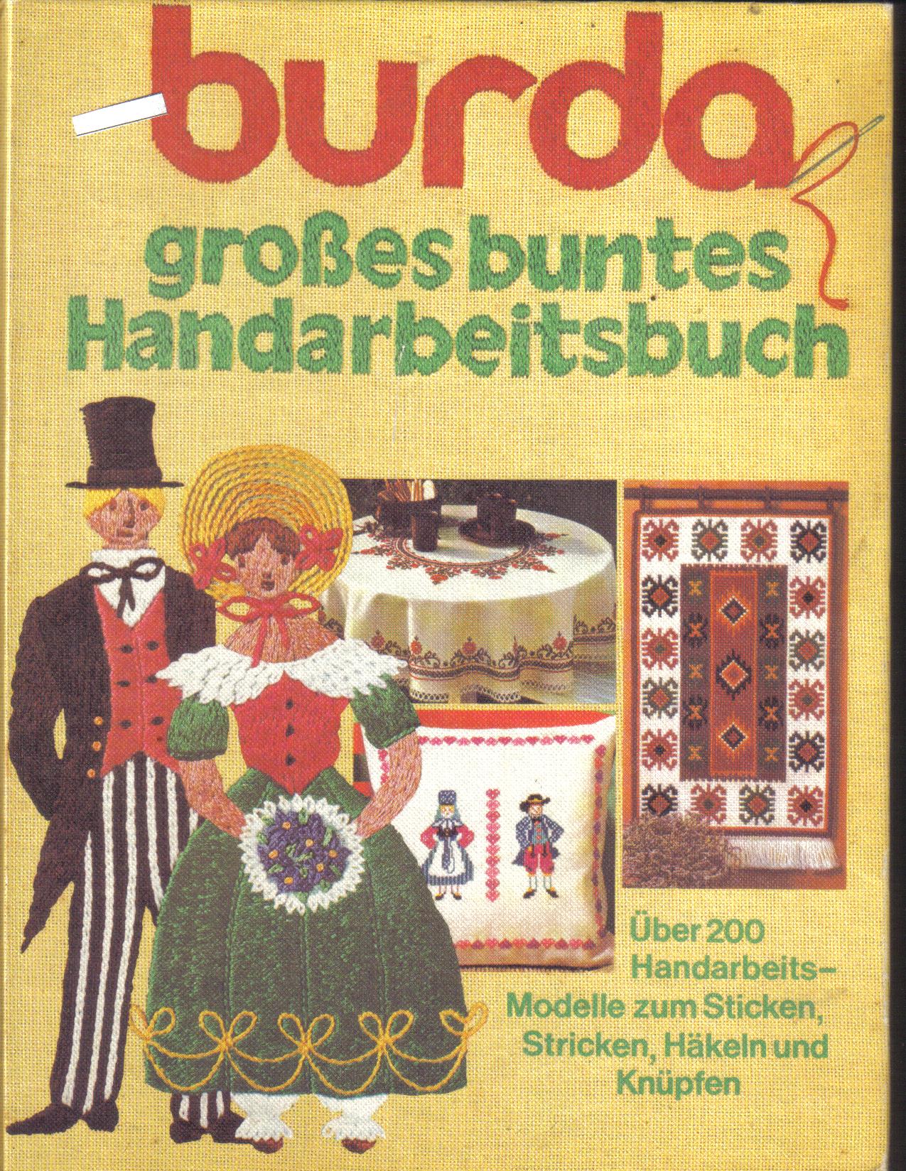 burdagrosses buntes HandarbeitsbuchKopp, Hannelore