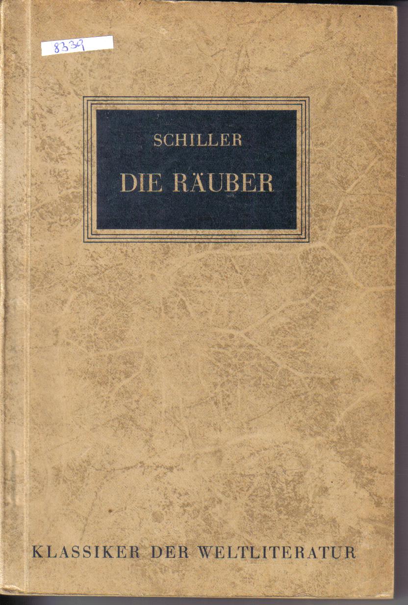 Die RaeuberFriedrich von Schiller