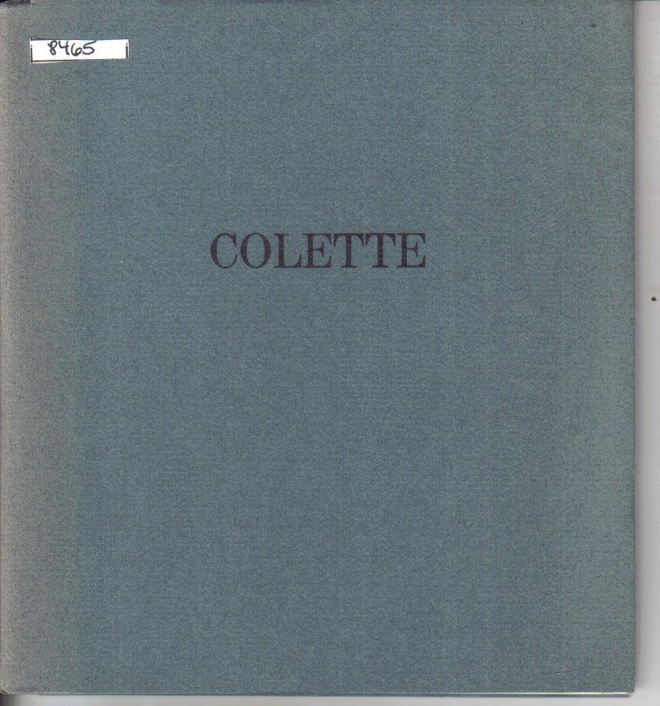 COLETTE Alfred Muehr Sanftes Alter