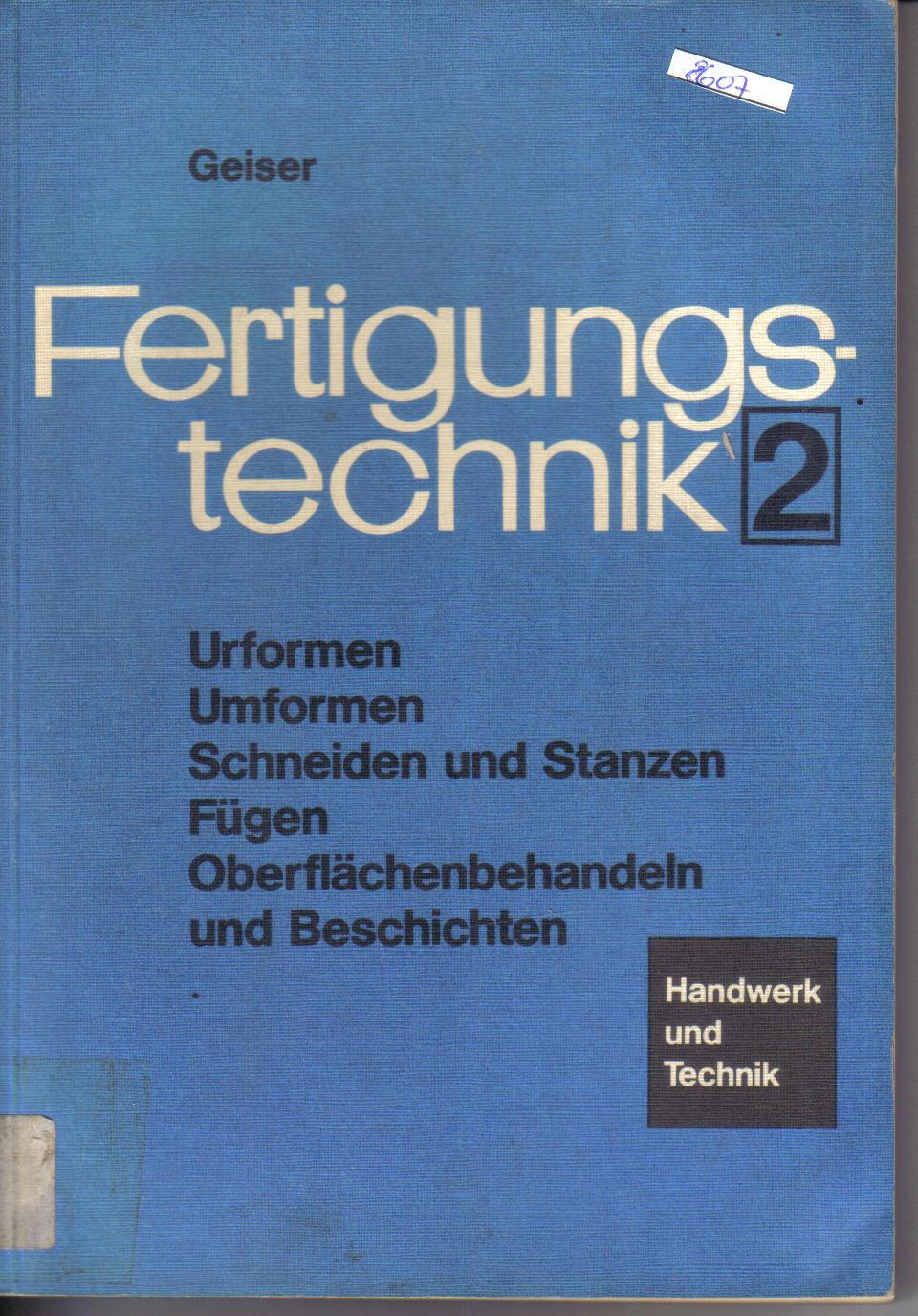 Fertigungstechnik 2Geiser