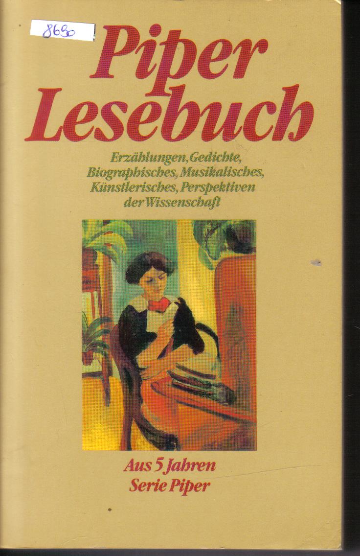 Piper Lesebuch  aus 5 Jahren Serie Piper
