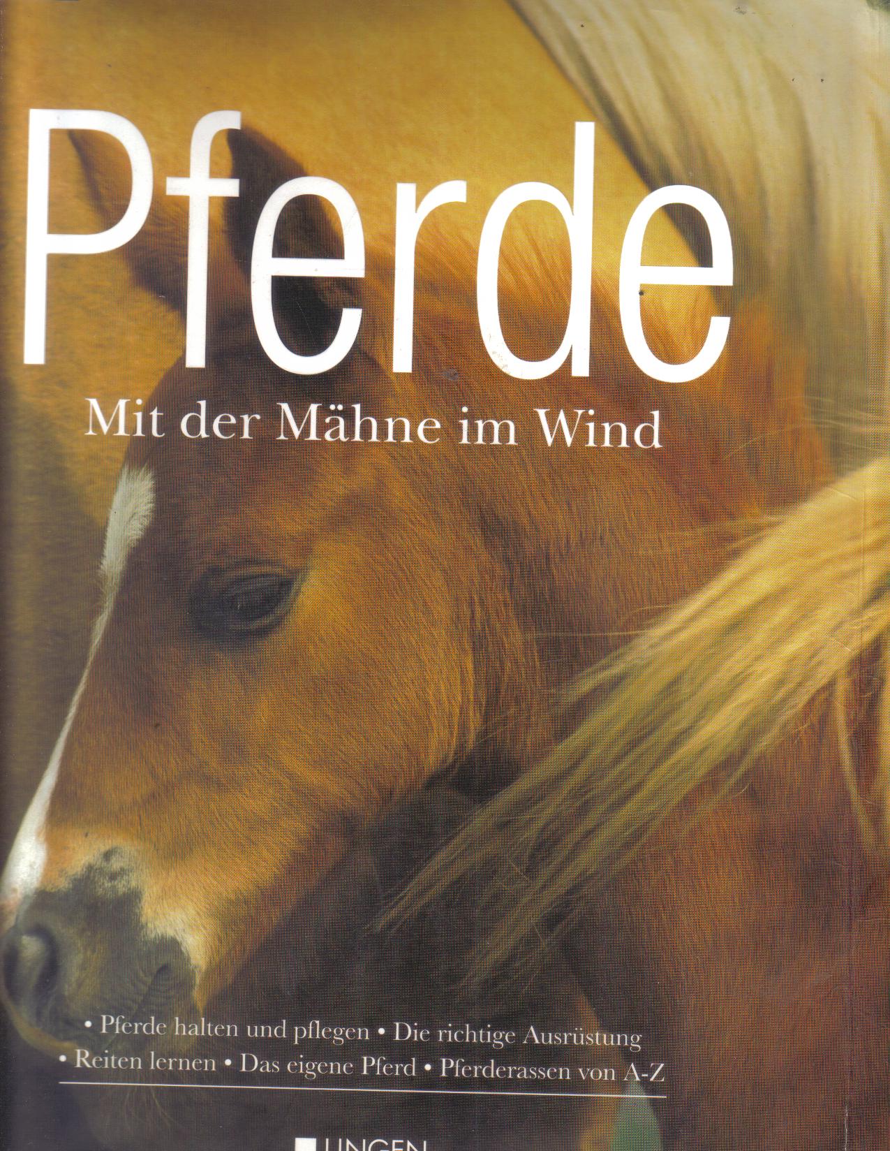 Pferde mit der Maehne im WindLINGEN