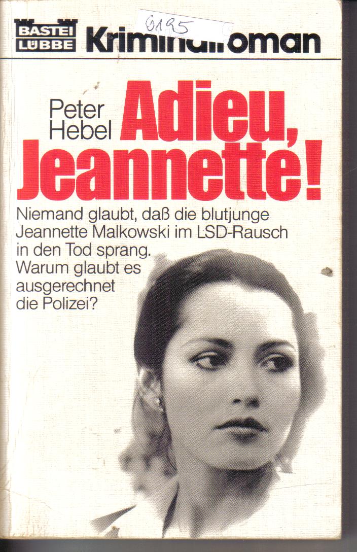 Adieu JeannettePeter Hebel