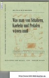 Was man von Schaltern Kurbeln und Pedalen wissen muss Dr.-Ing. K.H.E. Kroemer
